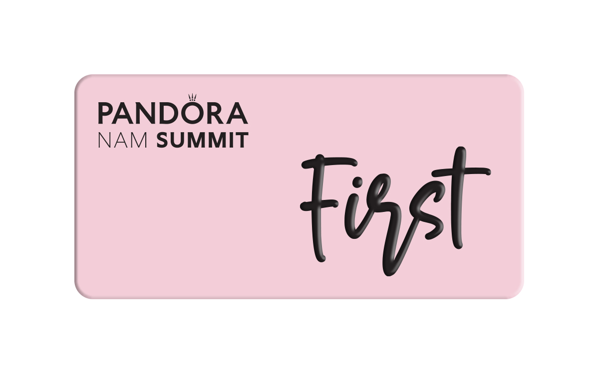 LuxeLayer Premium Full Color Deluxe Dimensional Screened Combo Badge