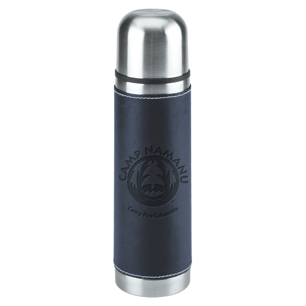 Leatherette Vacuum Bottle - 16 Oz. 23