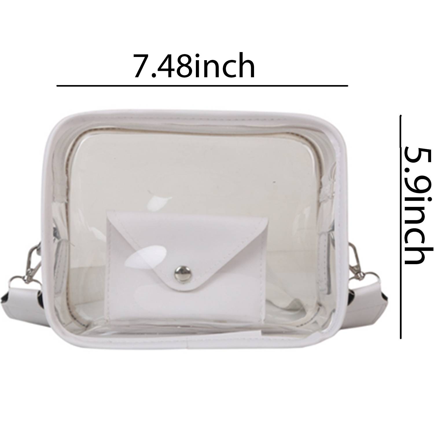 Mini PVC Clear Crossbody Bag 2