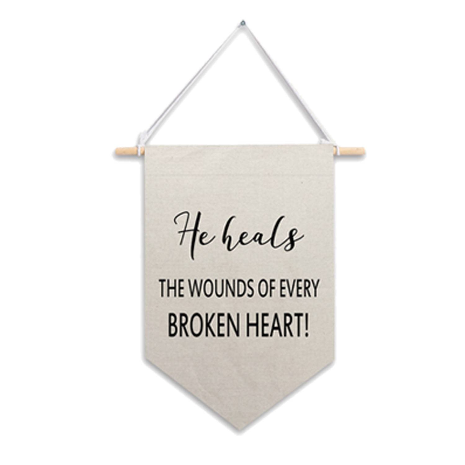 Custom Canvas Advertising Wall Hanging Flag 6