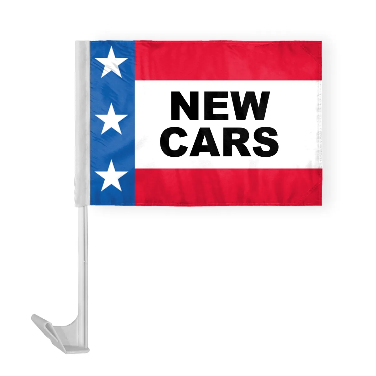 12" x 16" Patriotic Message Car Flag - wPoly 10
