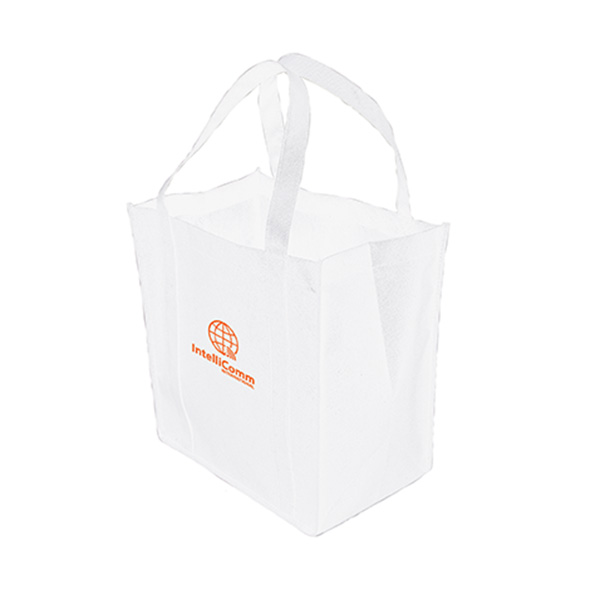 Non Woven Tote: 12" W x 13" H x 8" D 6