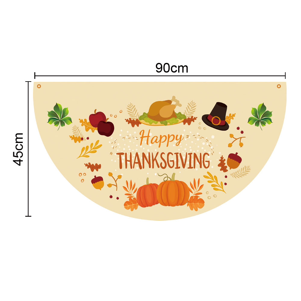 90x45CM Thanksgiving Fan Flag 4