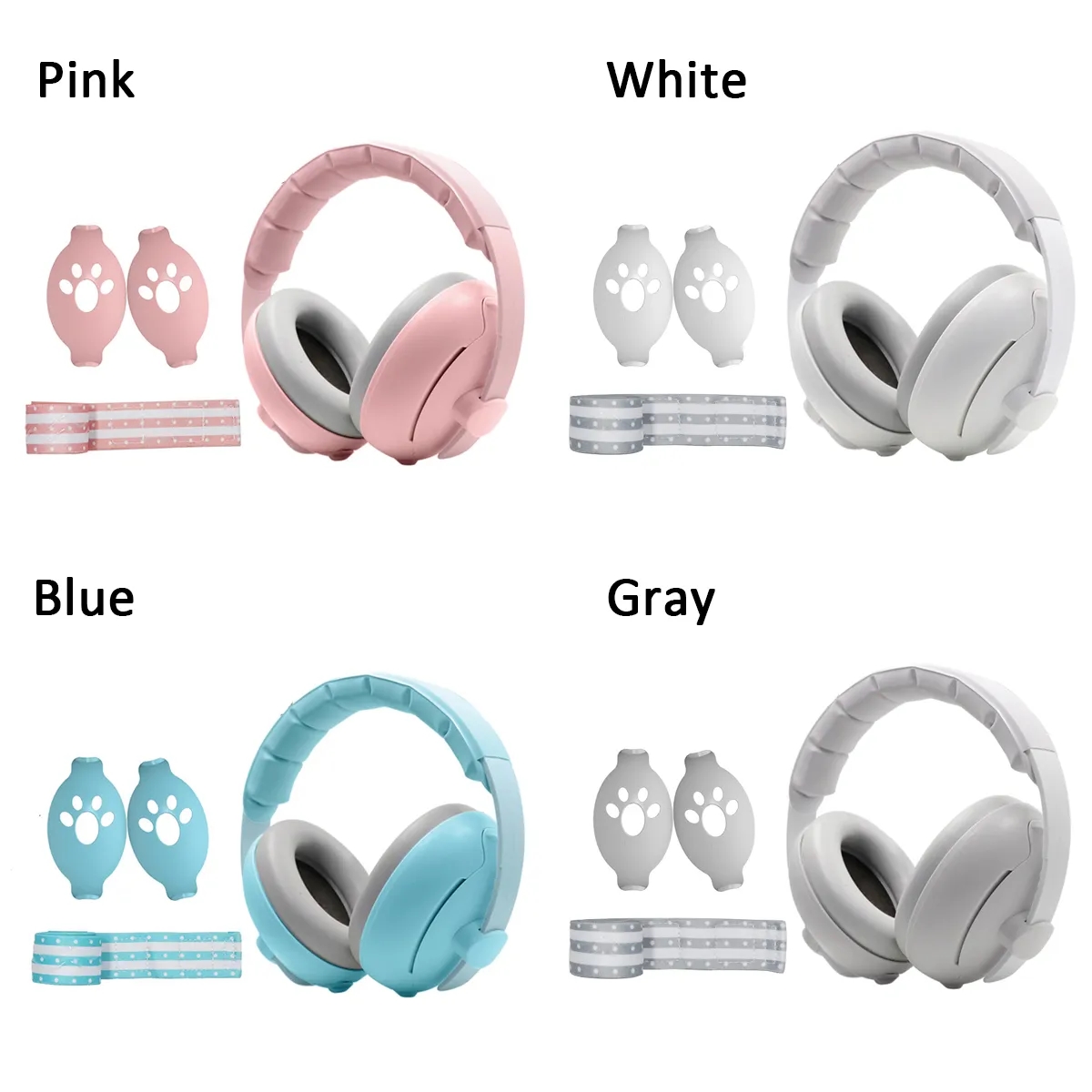 2-in-1 Baby Ear Muffs Noise Protection 1