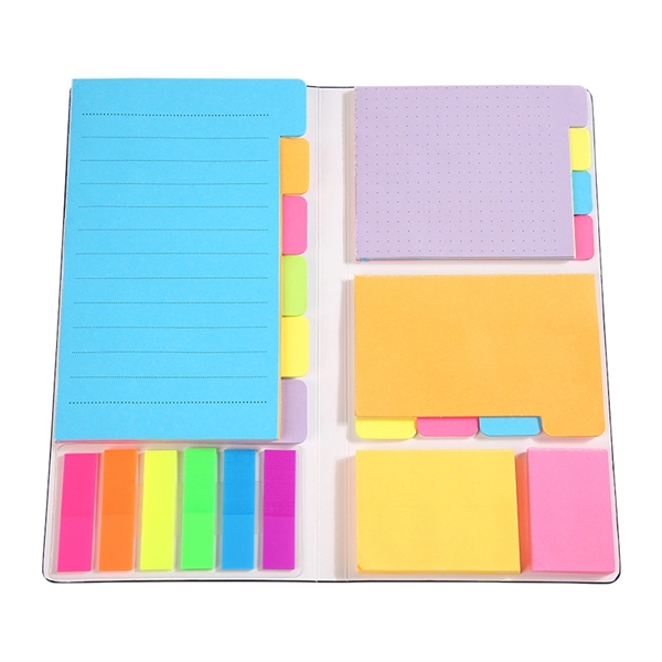 Self-Stick Notes Pads Bundle with Bookmark