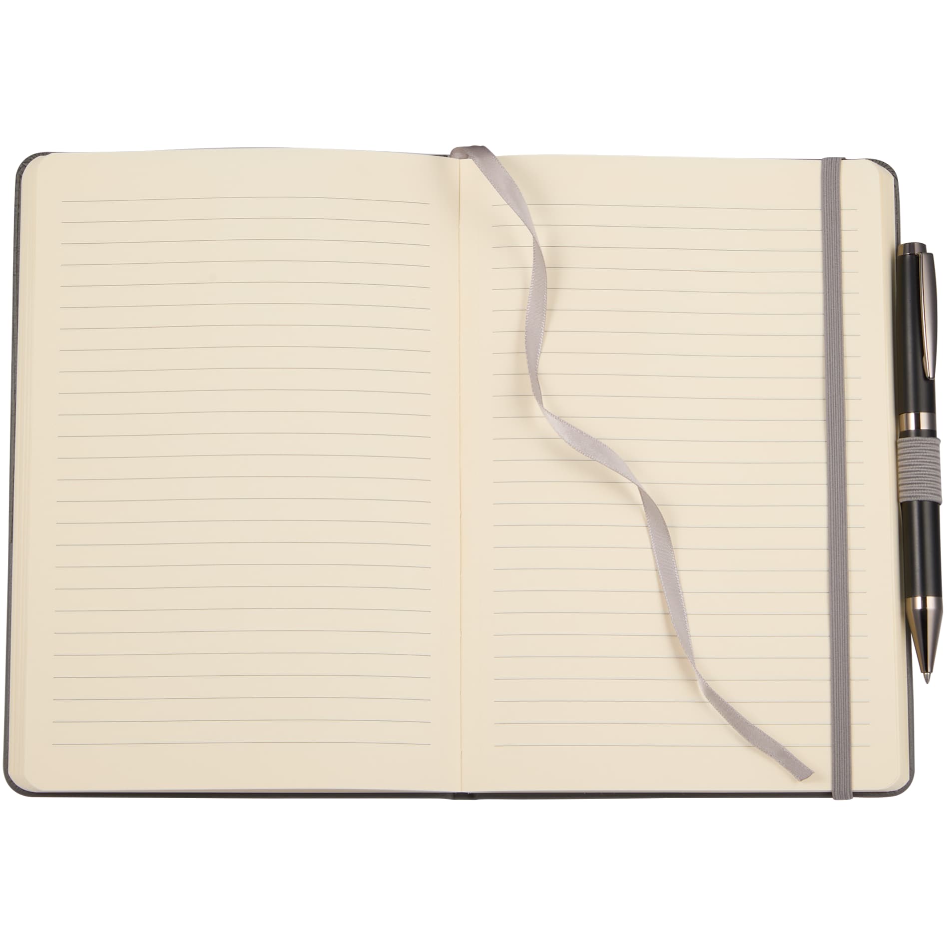 5.5" x 8.5" FSC® Recycled Ribbed Bound Journal 12