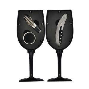 4 In 1 Wine Opener With Corkscrew Blade And PU Leather Case 21