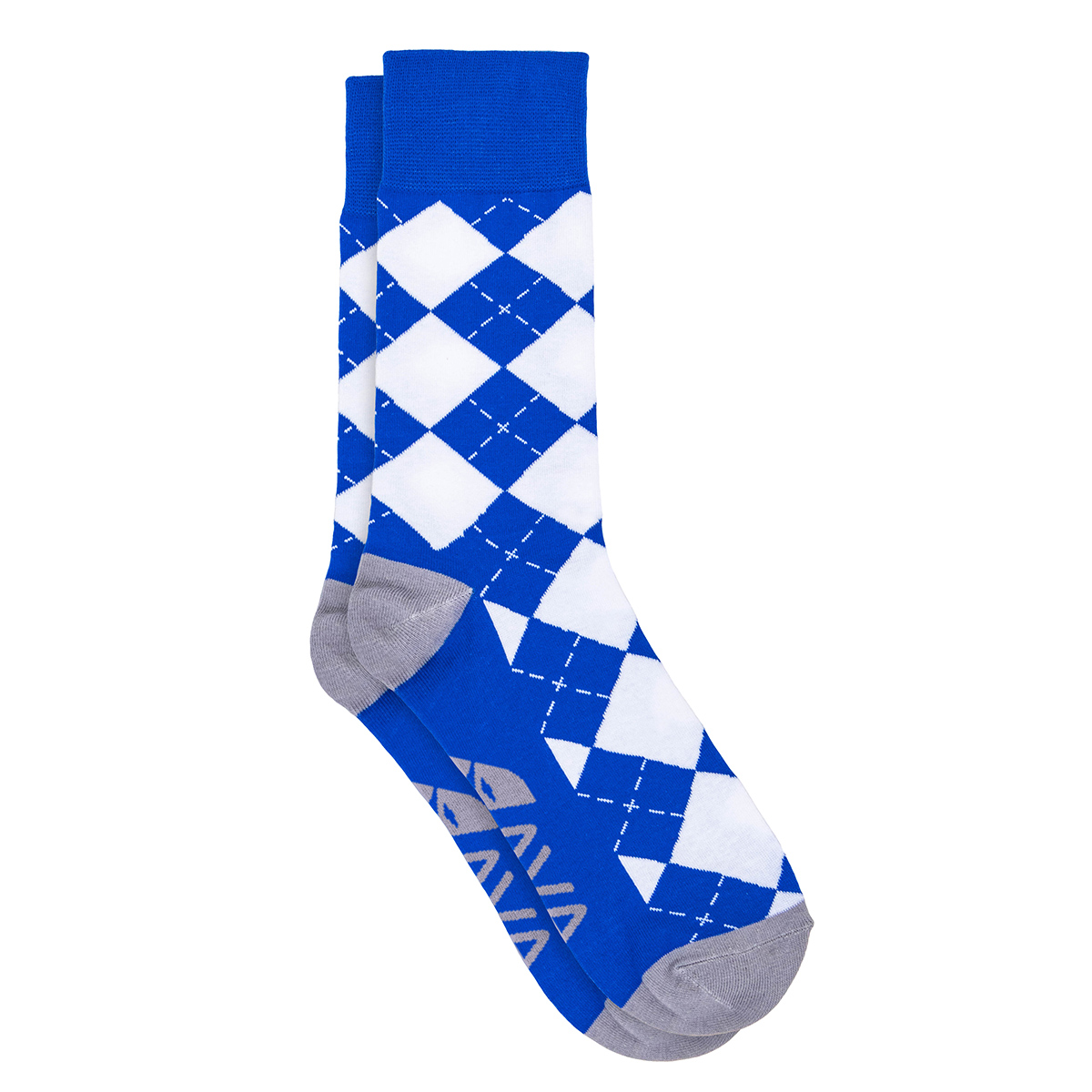 Logo Argyle Simpler Socks