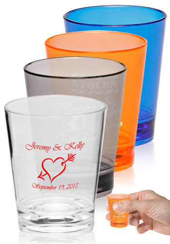 1.5 oz. Translucent Plastic Shot Glasses
