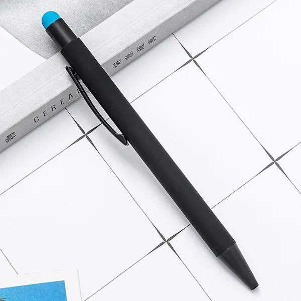 Metal Color Pop Rubberized Stylus Pens 4