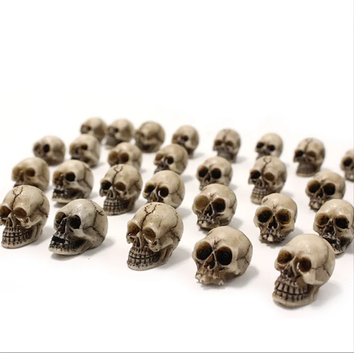 Resin Skull Set Ornament Landscape Figure,Halloween Prank 2