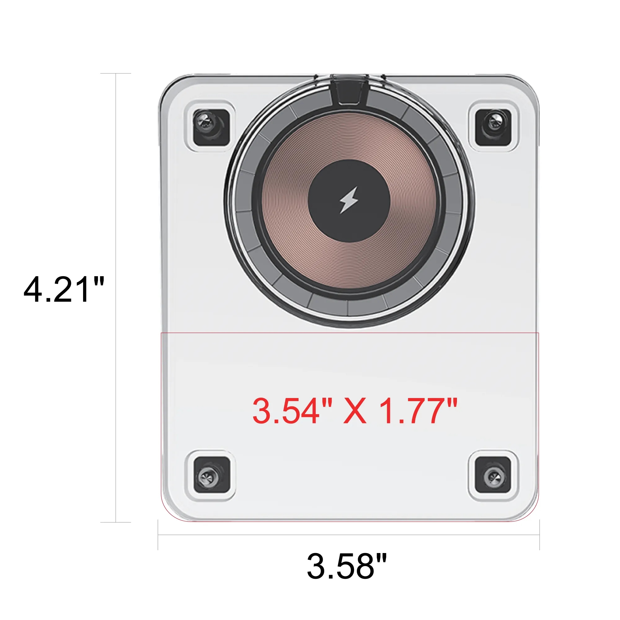 MagDecor 15W Crystal Wireless Charge Pad 4