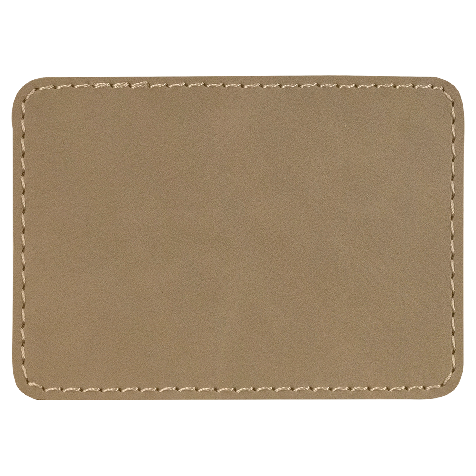 3 1/2" x 2 1/2" Rectangle Leatherette Patch with Adhesive 2