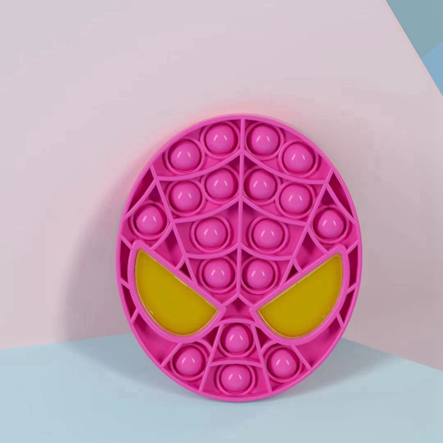 Super Man Shape Push Pop Bubble Ball Toy 13