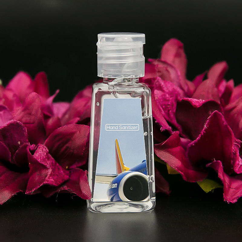 1oz Custom Hand Sanitizer Triangle Bottles 24