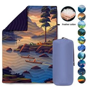 Printed Outdoor Camping Blanket for Traveling 1