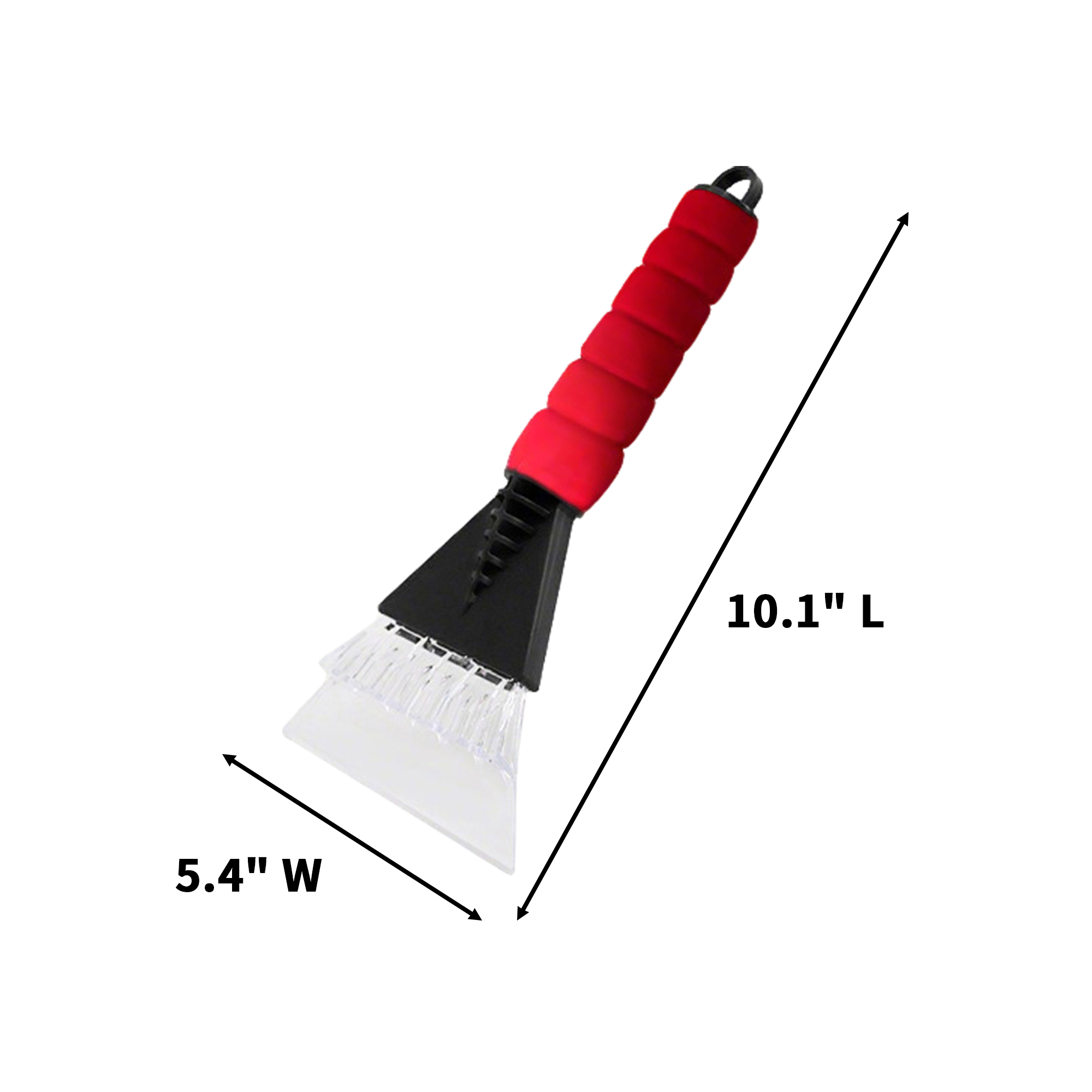 PP Blade EVA Grip Ice Scraper 10.1" Length X 5.4" Width 2