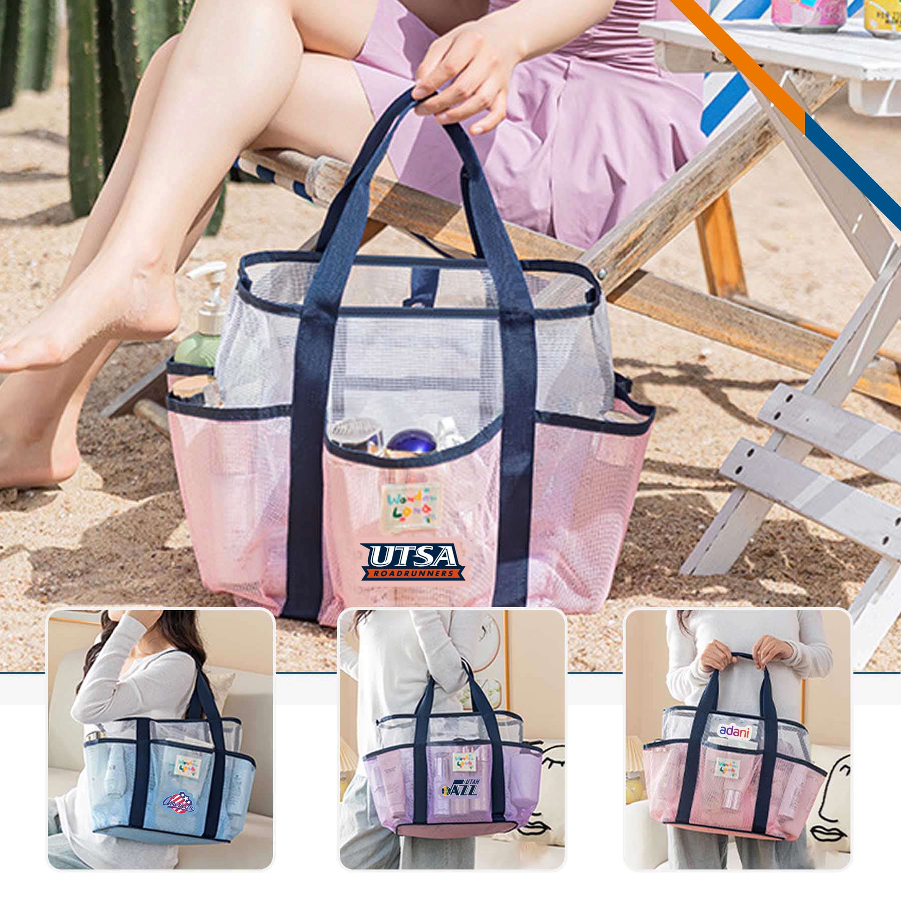 SunnyNet Mesh Beach Tote 3
