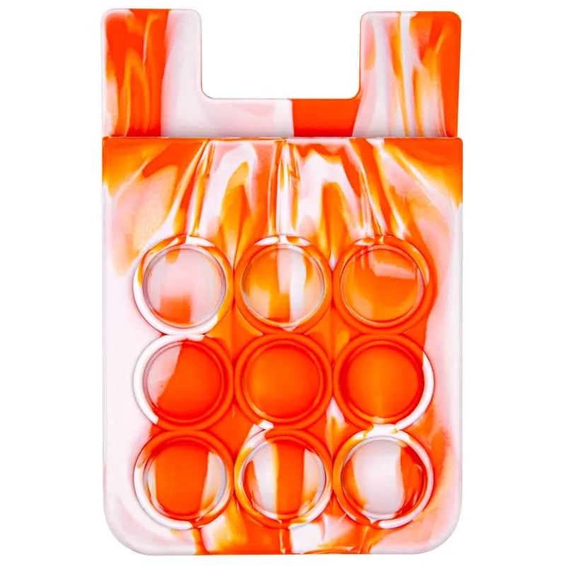 Popper Stress Reliever Silicone Phone Wallet 21