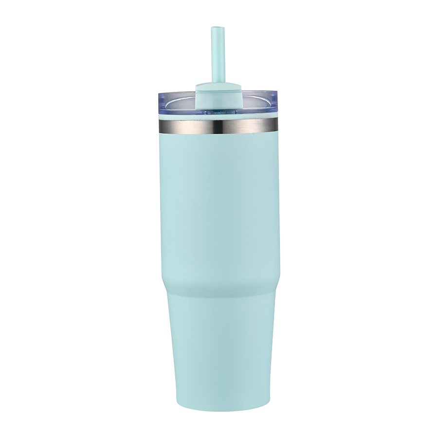 EcoSip 30oz Stainless Steel Outer Tumbler with PP Inner & Straw 22