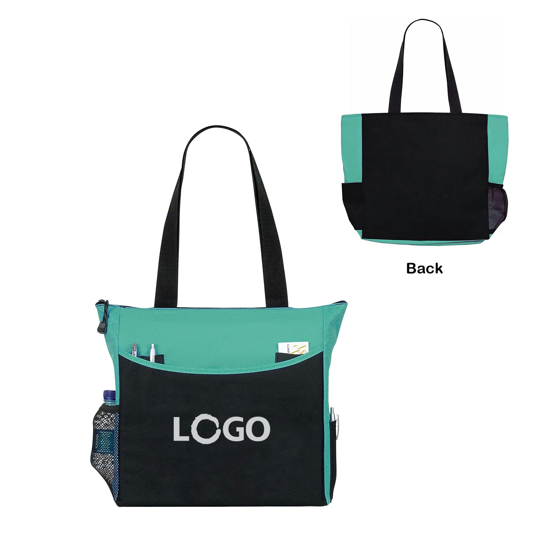 Transport It Two-Tone Tote Bags 13