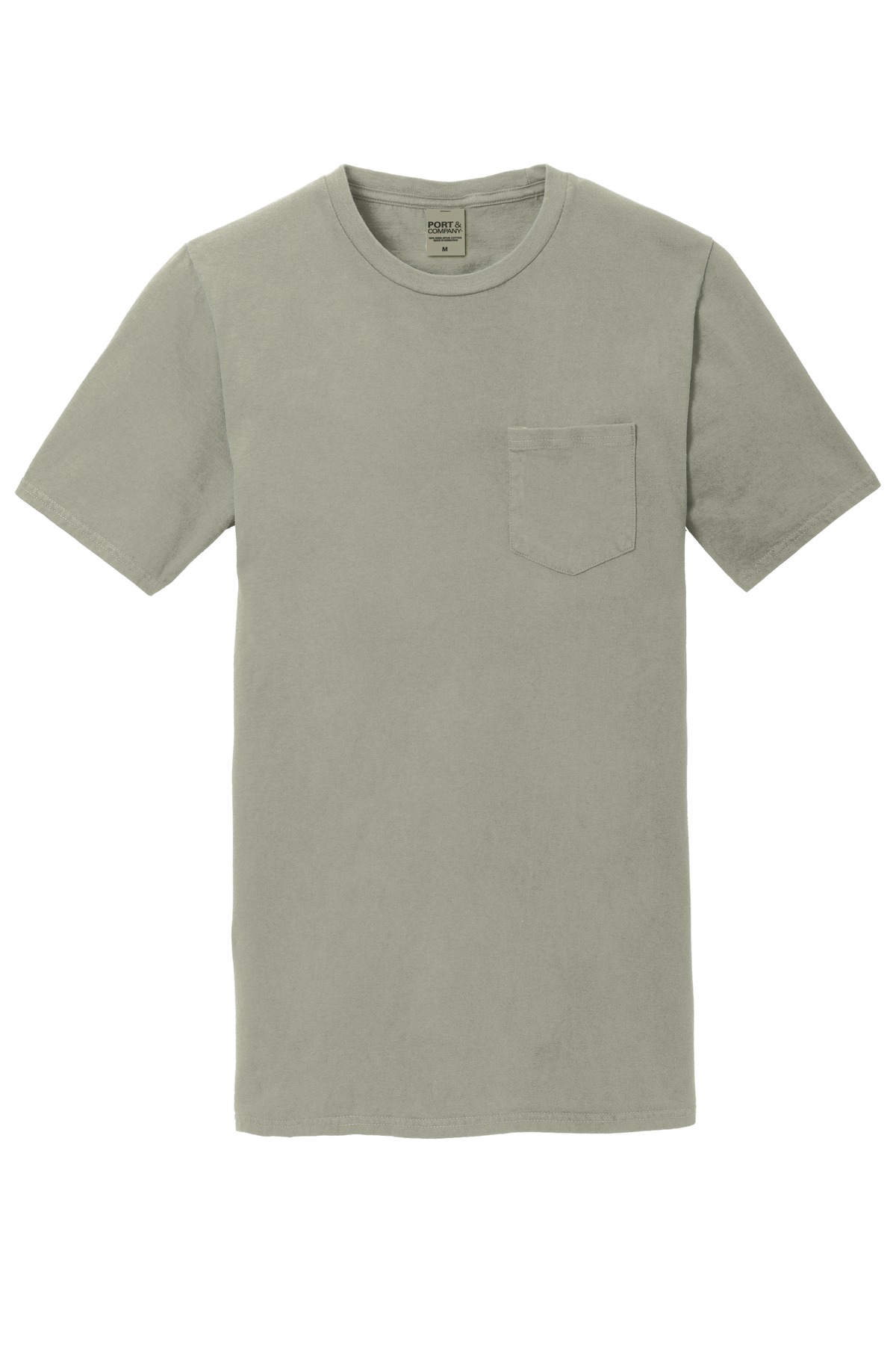 Port & Co Beach Wash Garment-Dyed Pocket Tee. PC099P 51