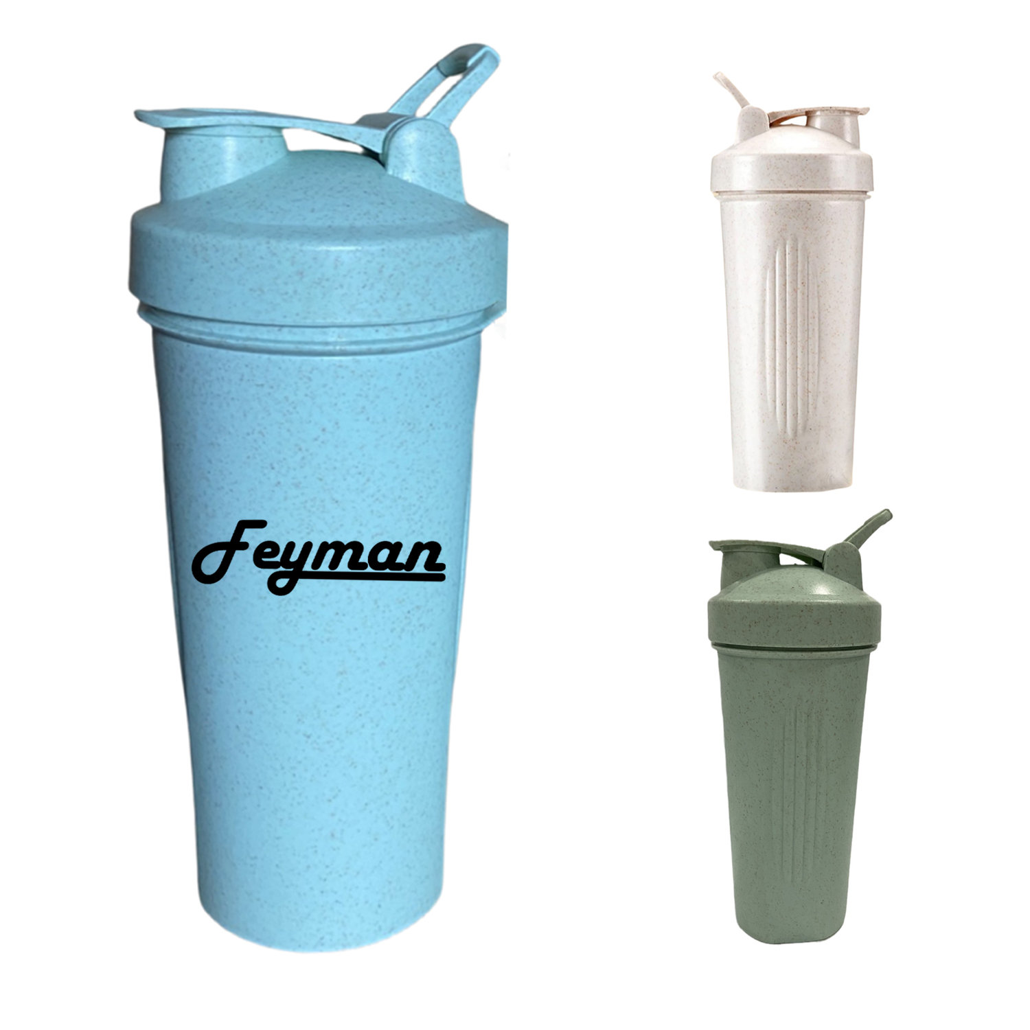 20oz Straw Biodegradable Material Shaker Bottles 2