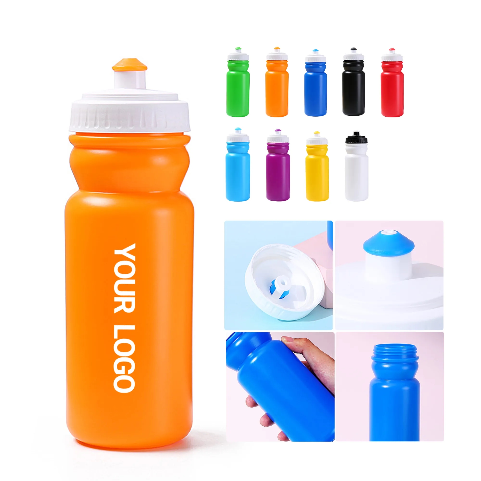 20 oz Water Bottle Multi Color Portable Daily Hydration 3