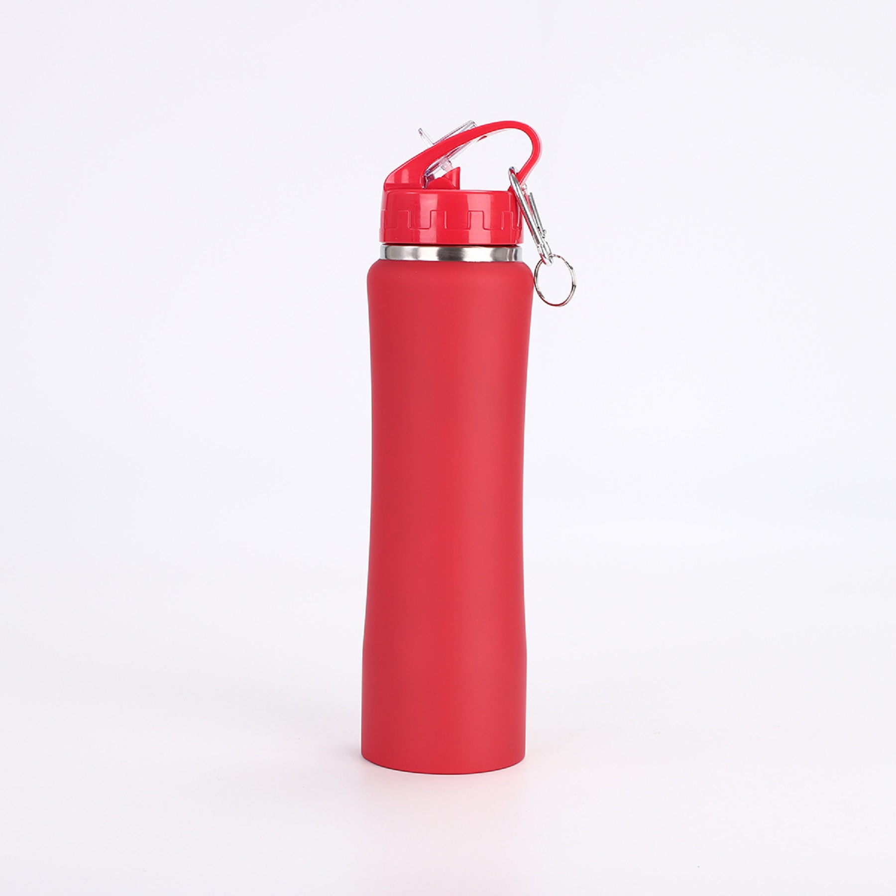20 Oz. Ranger Sports Bottle Satin Finish And Carabiner, custom water bottle with logo imprint 2
