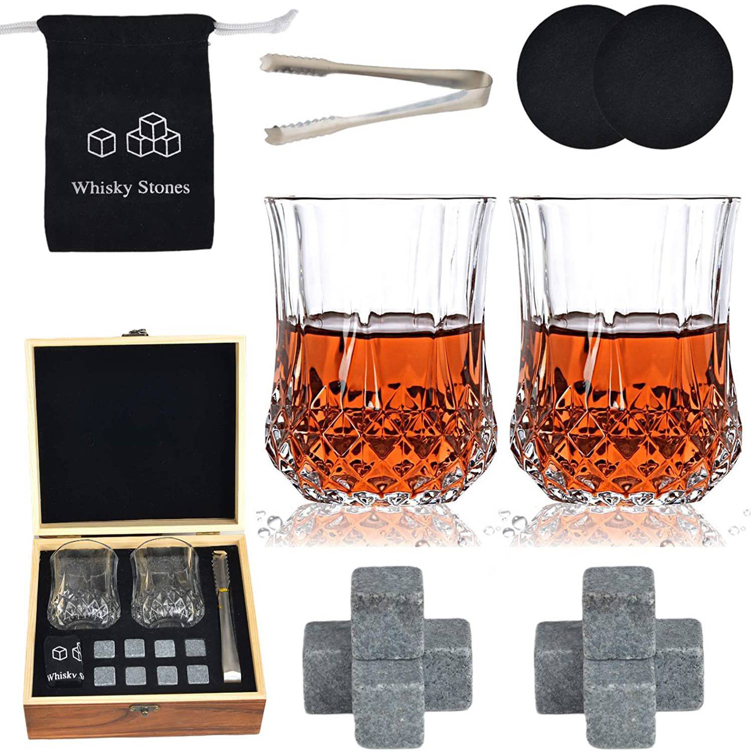 Whiskey Stone Ice Cubes Set 4