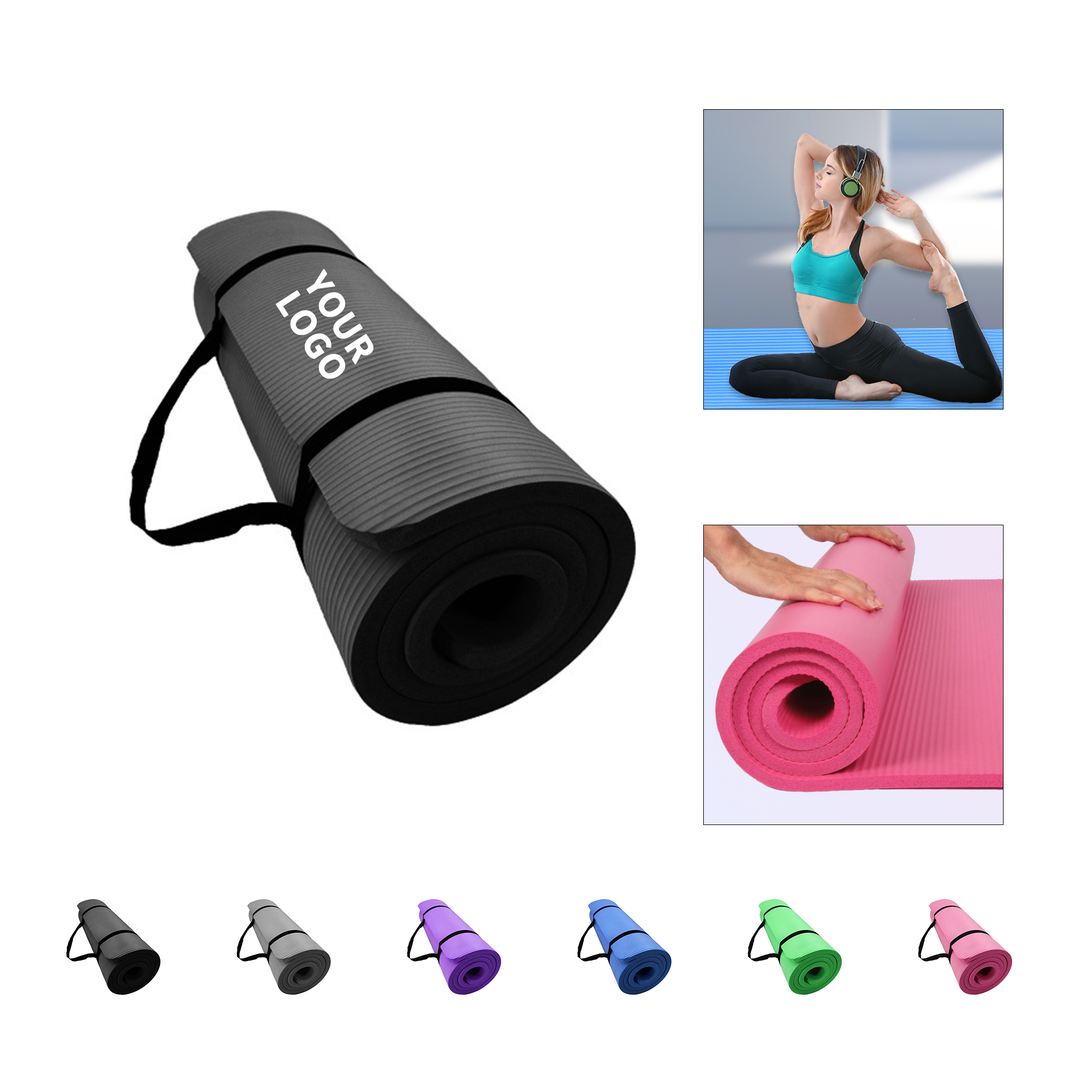 Nitrile Butadiene Rubber Fitness Yoga Mat 4