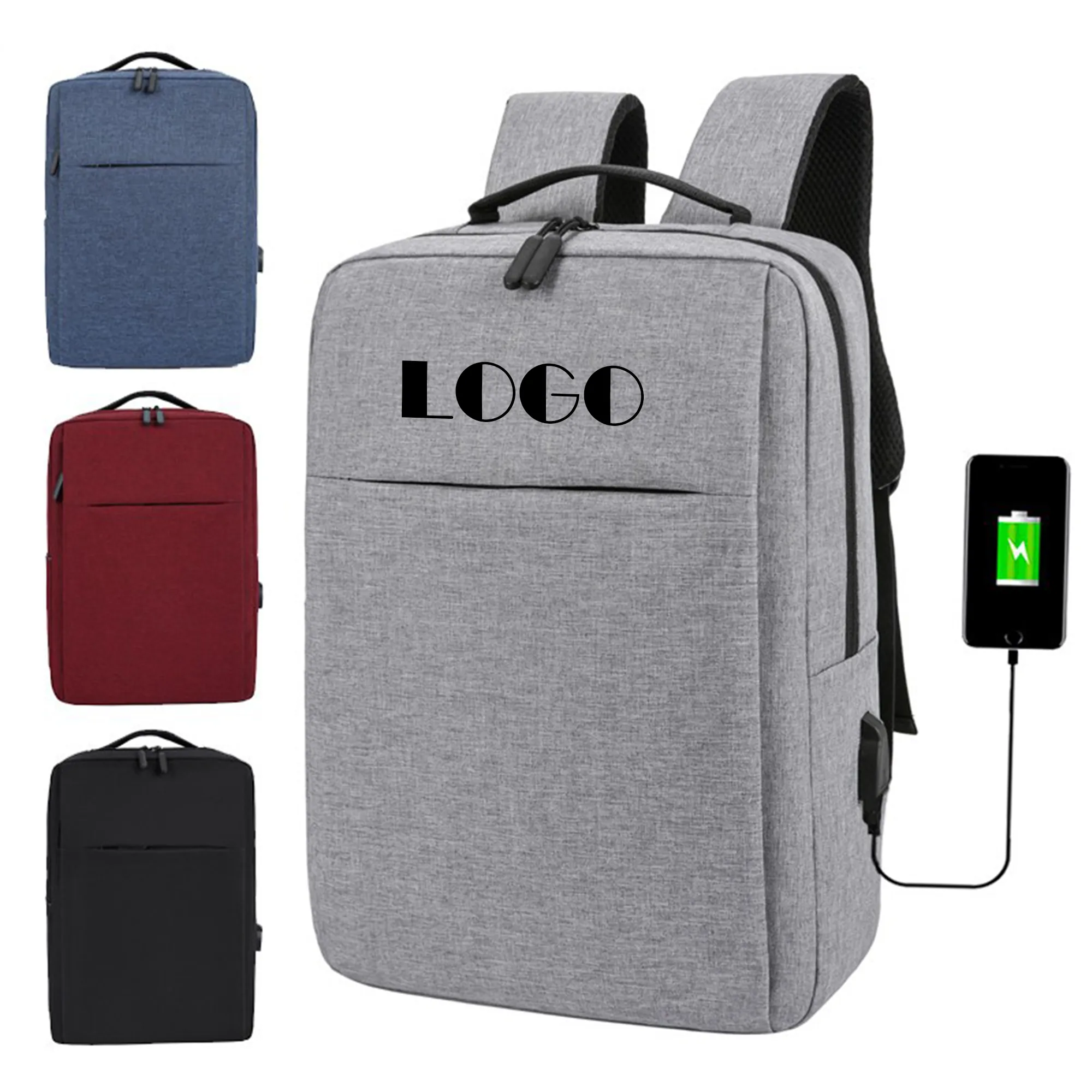MOQ 20 Waterproof Business Backpack Laptop Travel Bag 2