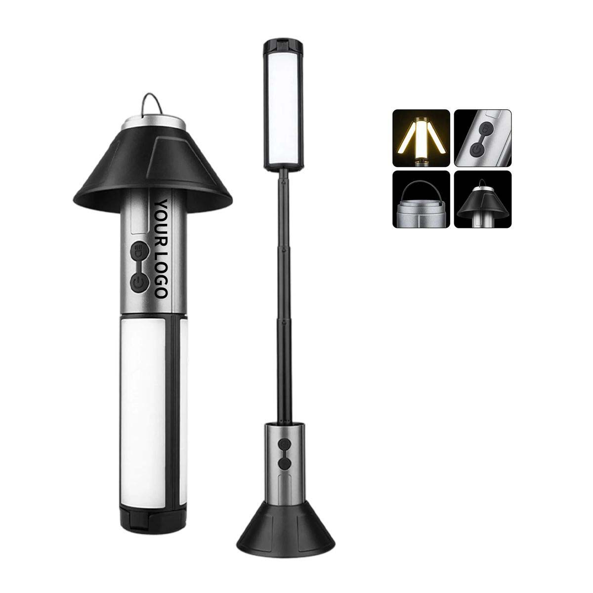 Compact Steel Lantern for Power Outage Preparedness 2