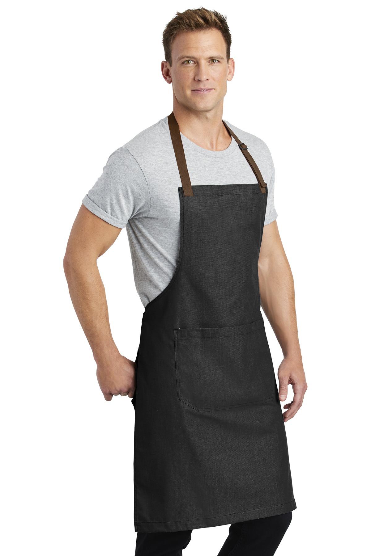 Port Authority Market Full-Length Bib Apron. A800 1