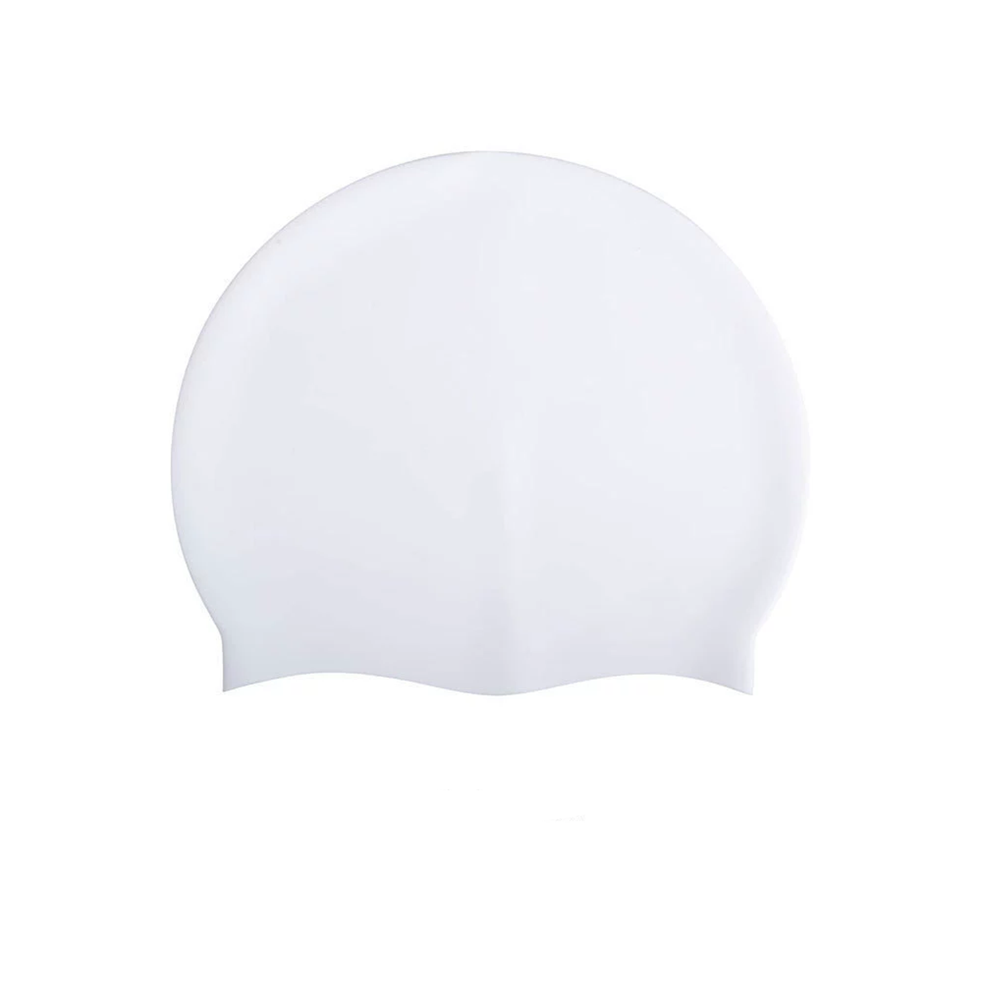 Custom Silicone Swim Cap Flat Style MOQ50 Full Color 4
