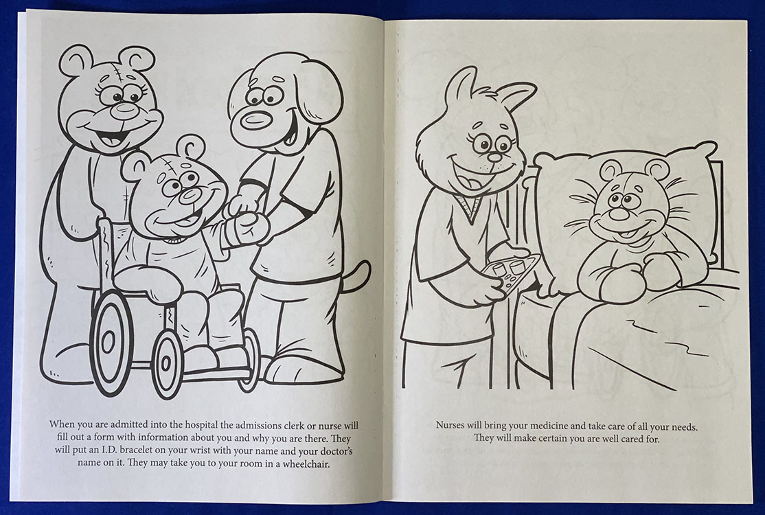 COLORING BOOK - A Beary Special Hospital Coloring & Activity Book 3