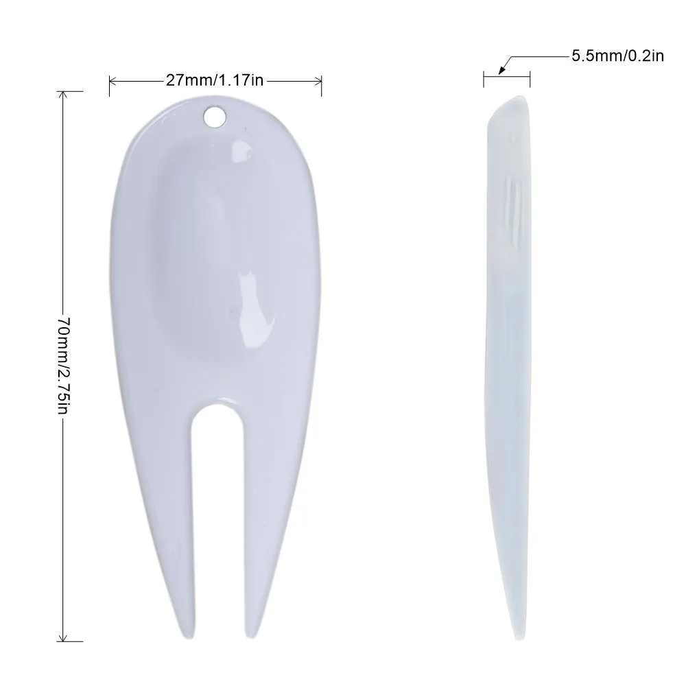 Plastic golf putting fork 4