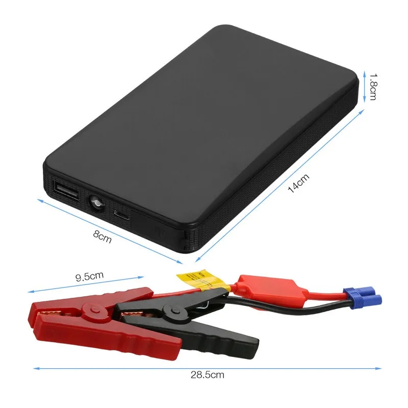 6000mah Portable Car Jump Starter Battery Booster 8