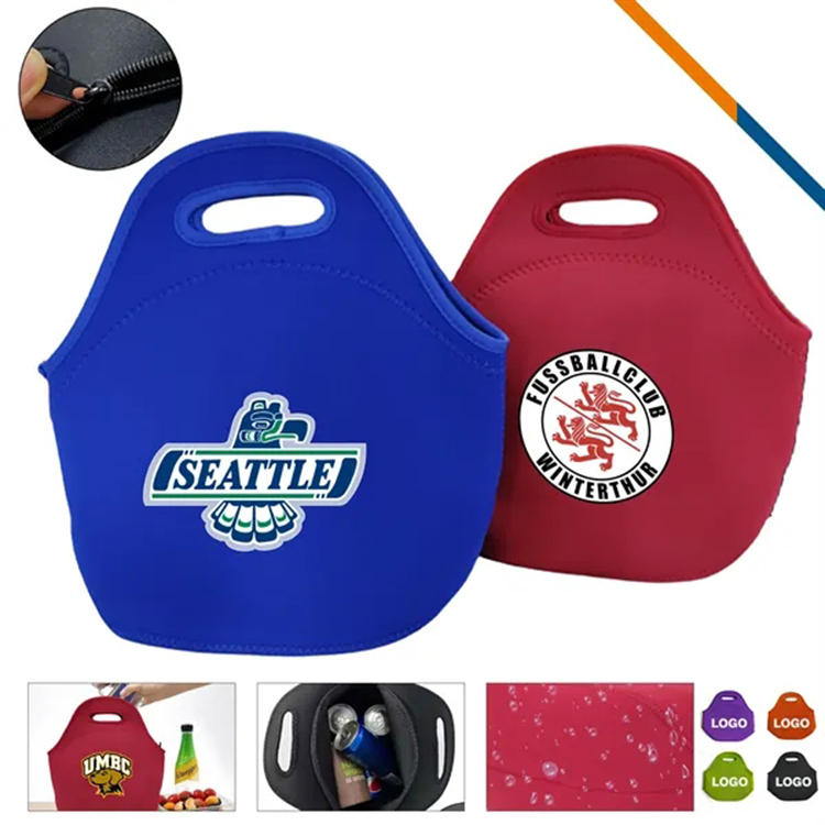 Zippered Neoprene Lunch Bag 1