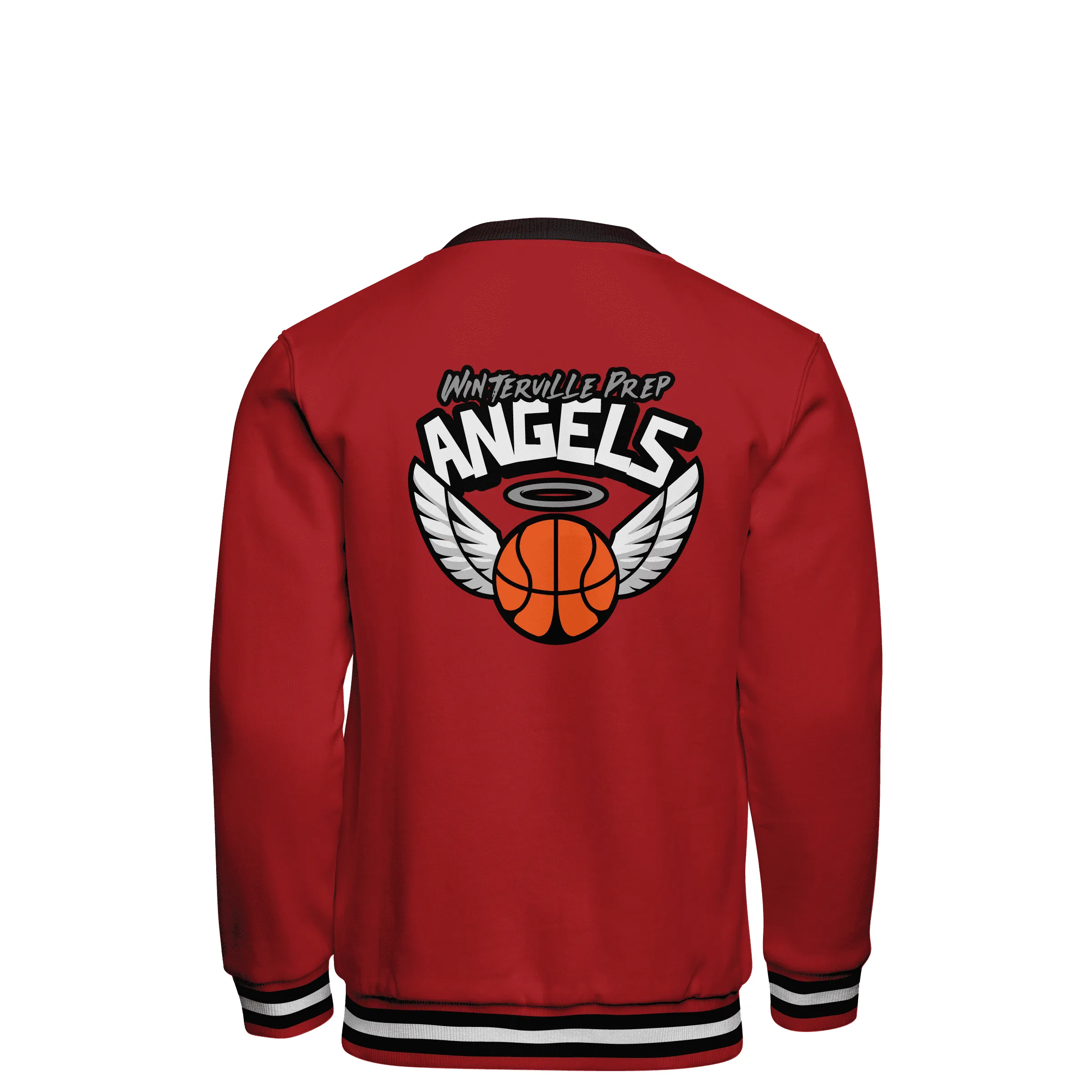 Fleece Varsity Cardigan With Custom Printed Lining 1