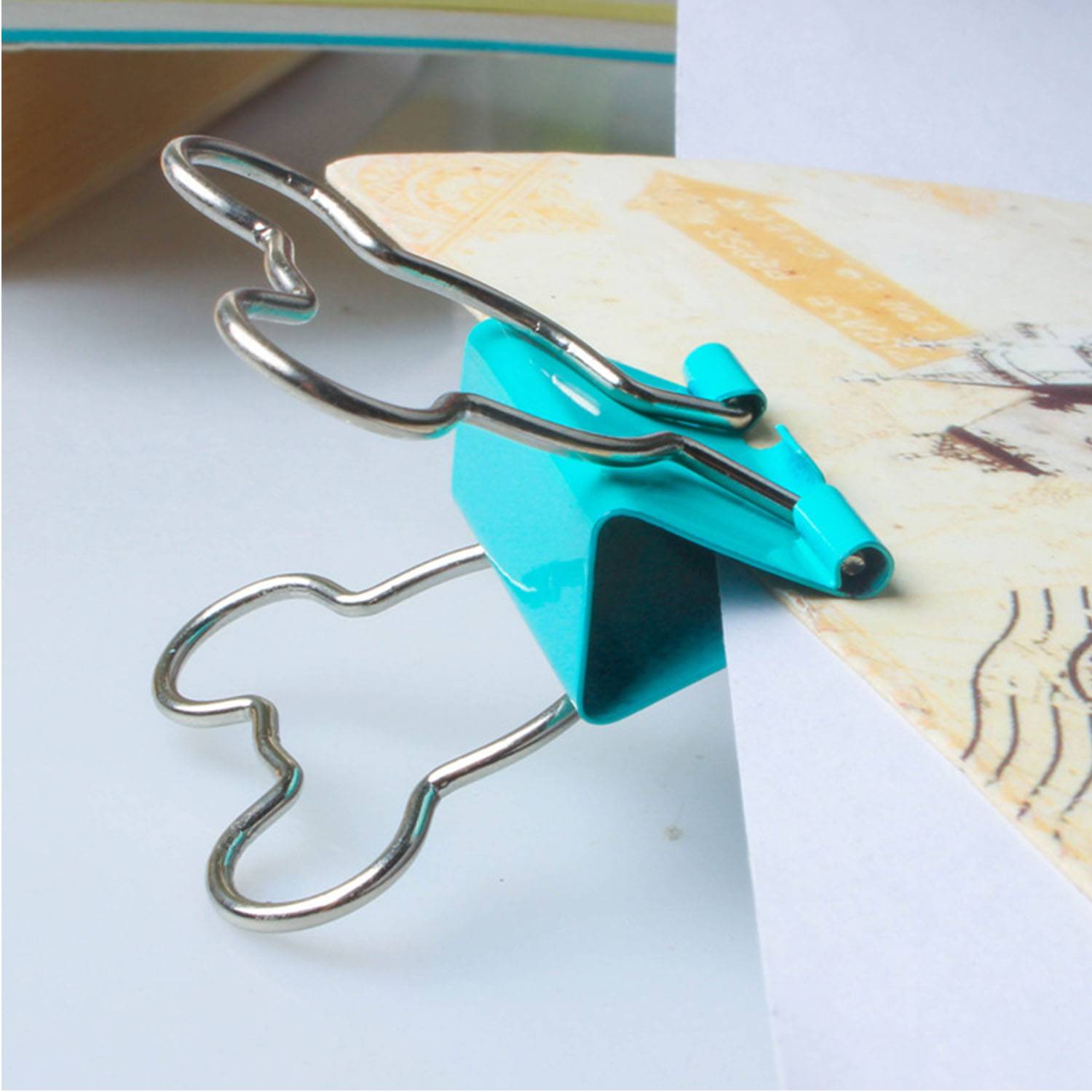 Cartoon Mouse Shaped Metal Binder Clip Paper Clap 3