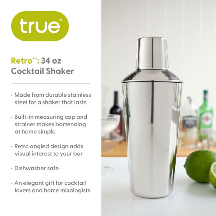 True® Retro 34 Ounce Cocktail Shaker 2