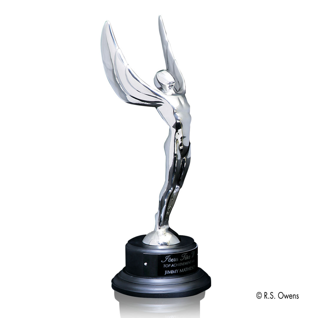 Winged Achievement Award on Ebony 5
