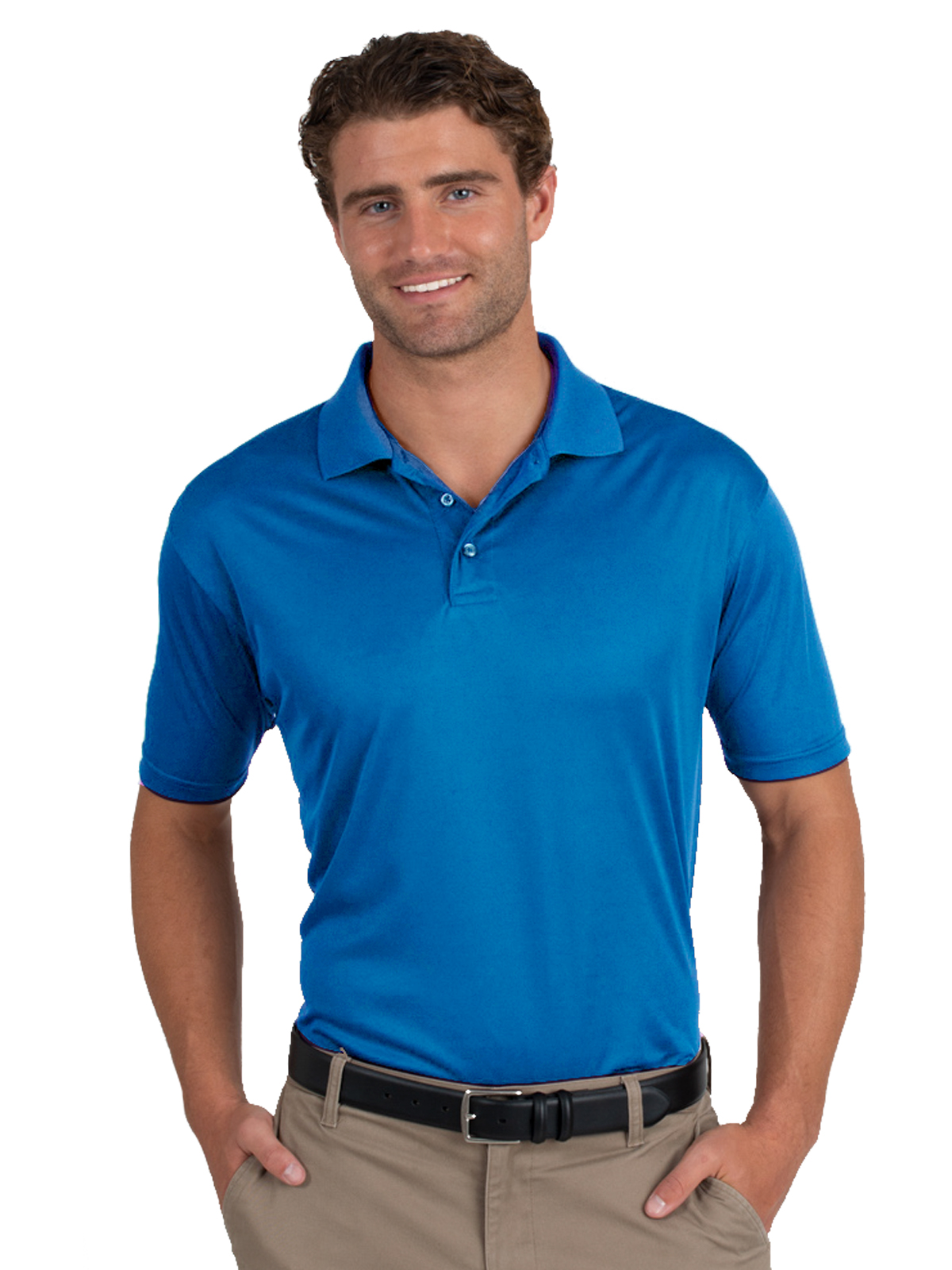 Blue Generation - Men's Pocketless Titan Value Polo 19