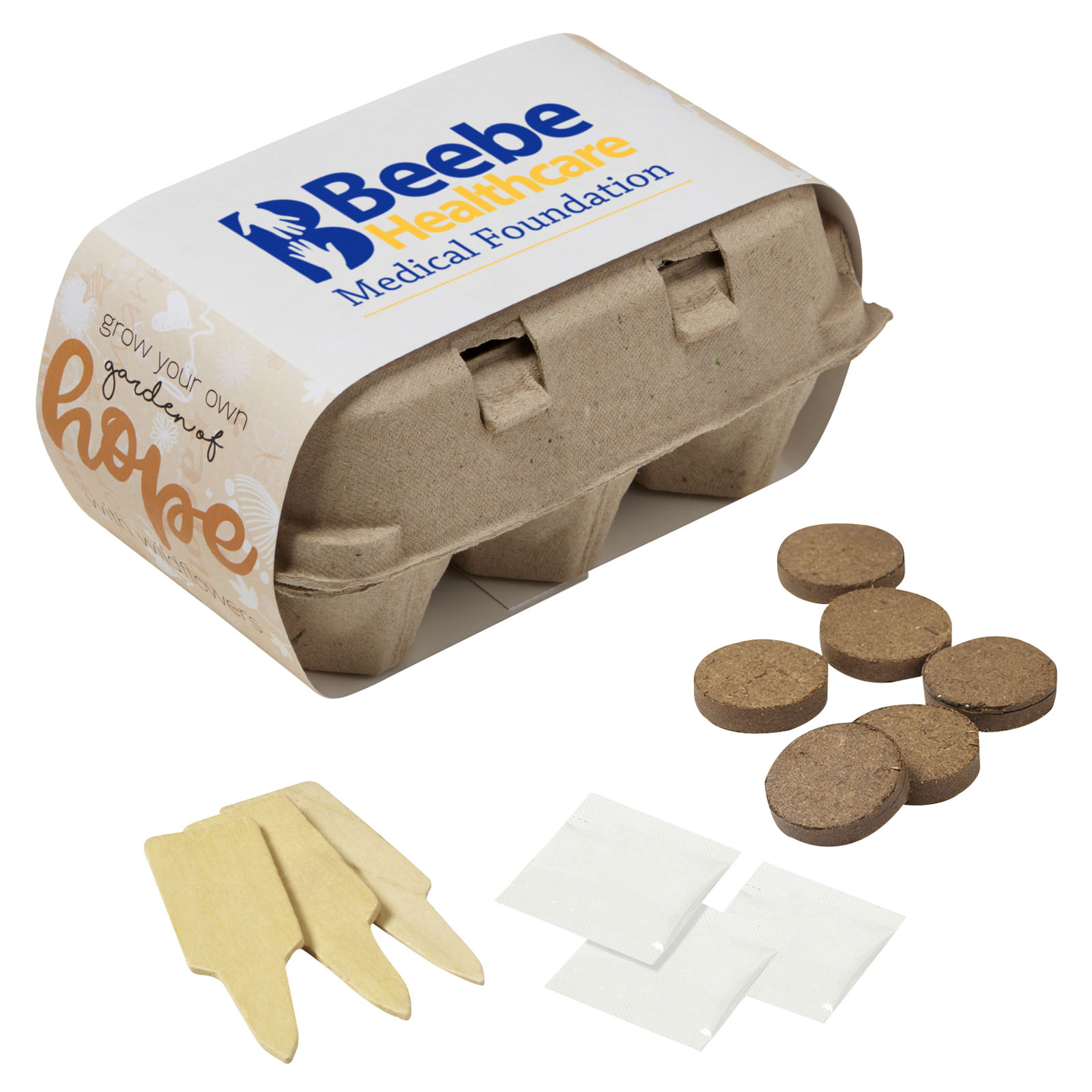 Orange Grow Your Own Garden of Hope Planter Kit