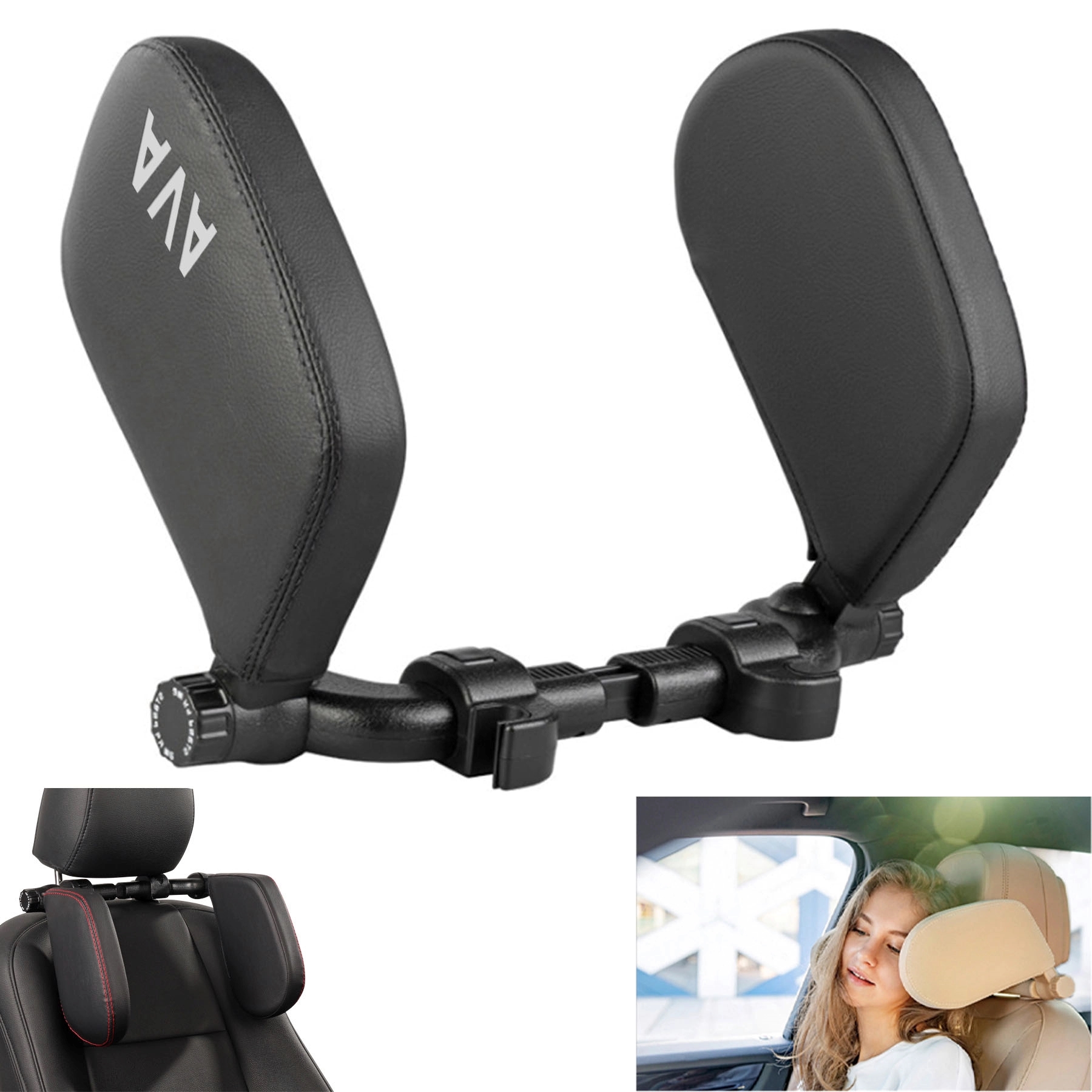 Adjustable PVC Car Headrest 8