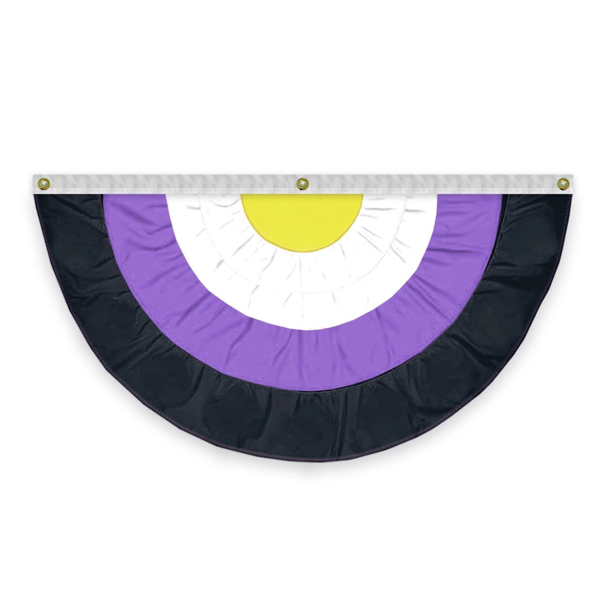Non-Binary Pride Pleated Full Fan 1