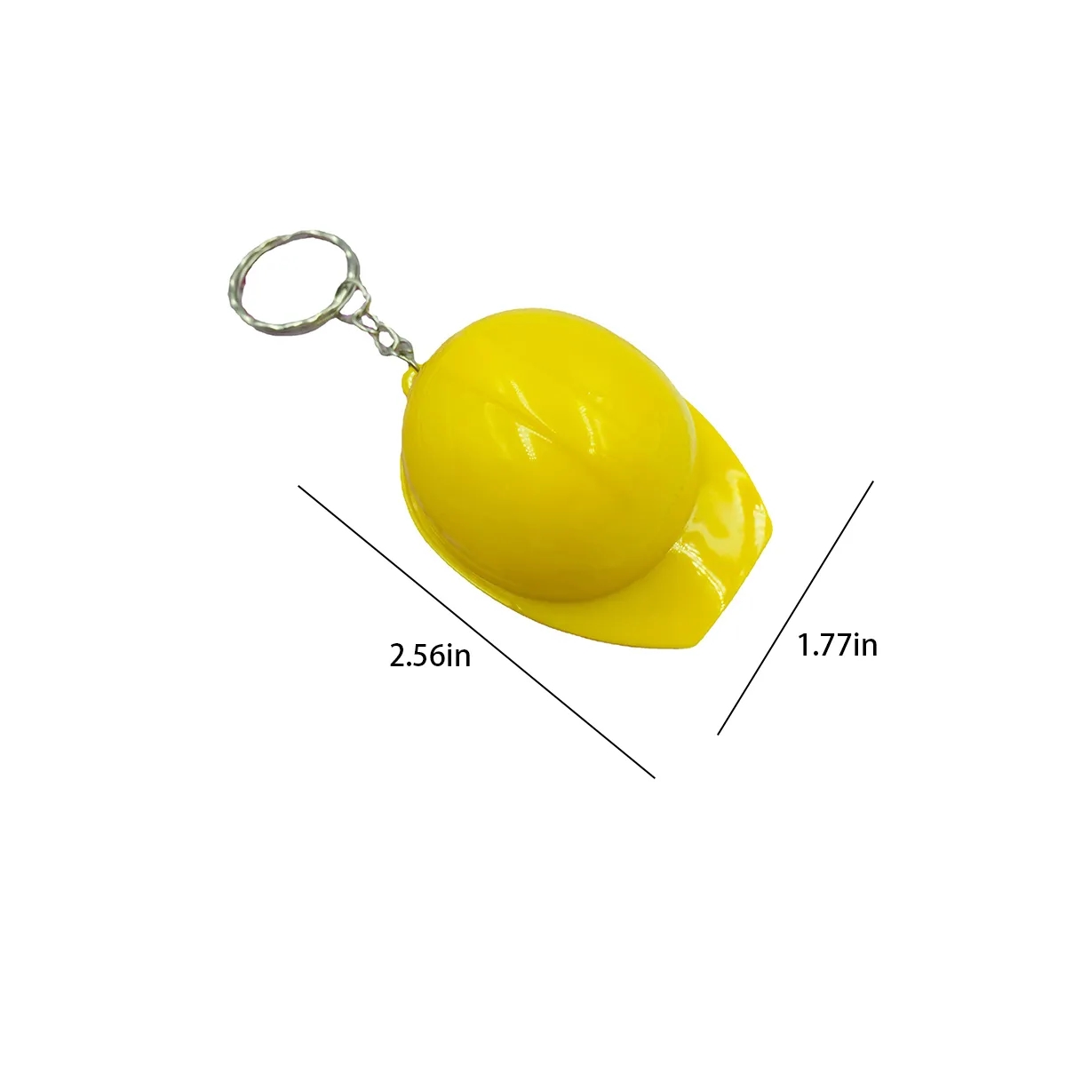 Decoration Mini Safety Hat Bottle Opener Keychain 2
