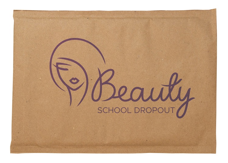 One Color Natural Paper Bubble Mailer (7.25" x 12")