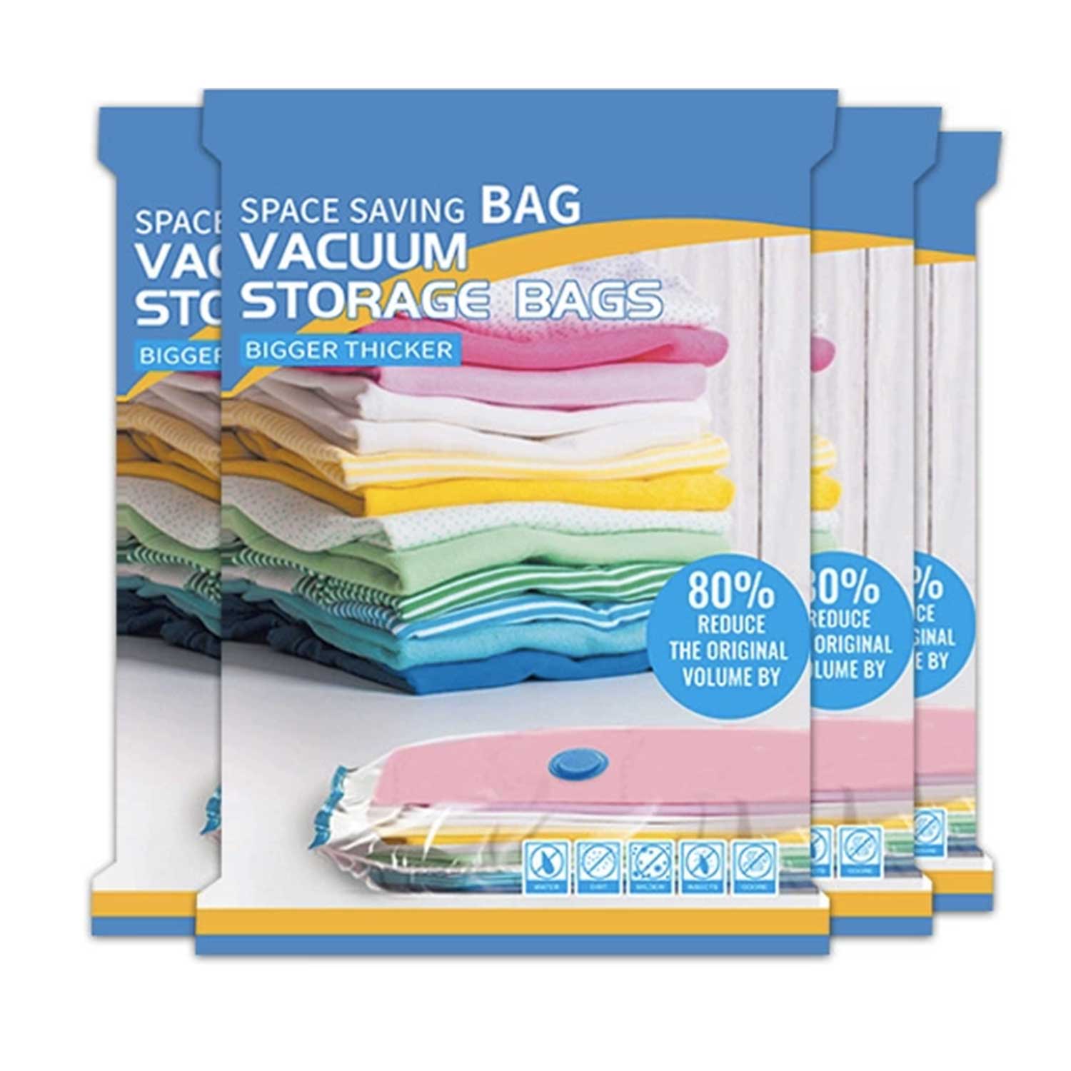 Transparent Vacuum Storage Bags for Clothes & Bedding 3